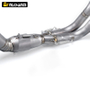 2014-2024 Yama MT07 Slip-On Titanium Alloy Exhaust Pipe New Condition Stainless Steel Rotary Front Link Boxed Packaging