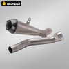 Integrated ARROW Muffler ZX10R Motorcycle Exhaust System New Mid Tail Carbon Tip with Modified Titanium Alloy Middle Link Pipe