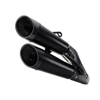 Motorcycle Exhaust System Modification with Zard Double Pipe for Kawasak Zx4rr Zx4r Zx25r Zx25rr 2020-2025