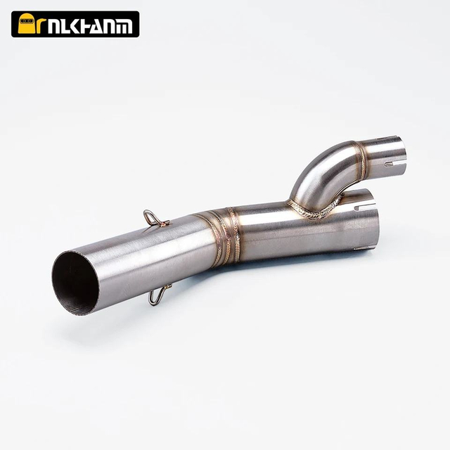 New Stainless Steel Slip-On Motorcycle Exhaust Muffler for S1000RR 2017-2020 & S1000R 2017-2019 Includes Middle Link Pipe