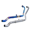 2021 ZONTES R T X Motorcycle Exhaust System Slip Front Middle Link Pipe Stainless Steel Catalyst Modify Escape Muffler