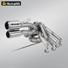 QJMOTOR 921 Titanium Alloy Motorcycle Exhaust System SC Full Section High Position Muffler New Box Packed Super921 Modification