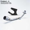2014-2024 Vesp Sprint 125/150 Primavera 125/150 Motorcycle Stainless Steel Exhaust Escape Front Link Pipe New Condition Mufflers