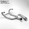NINE T Titanium Alloy Escape Elbow Silencer Muffler New Moto for R NINE T Motorcycle Exhaust System