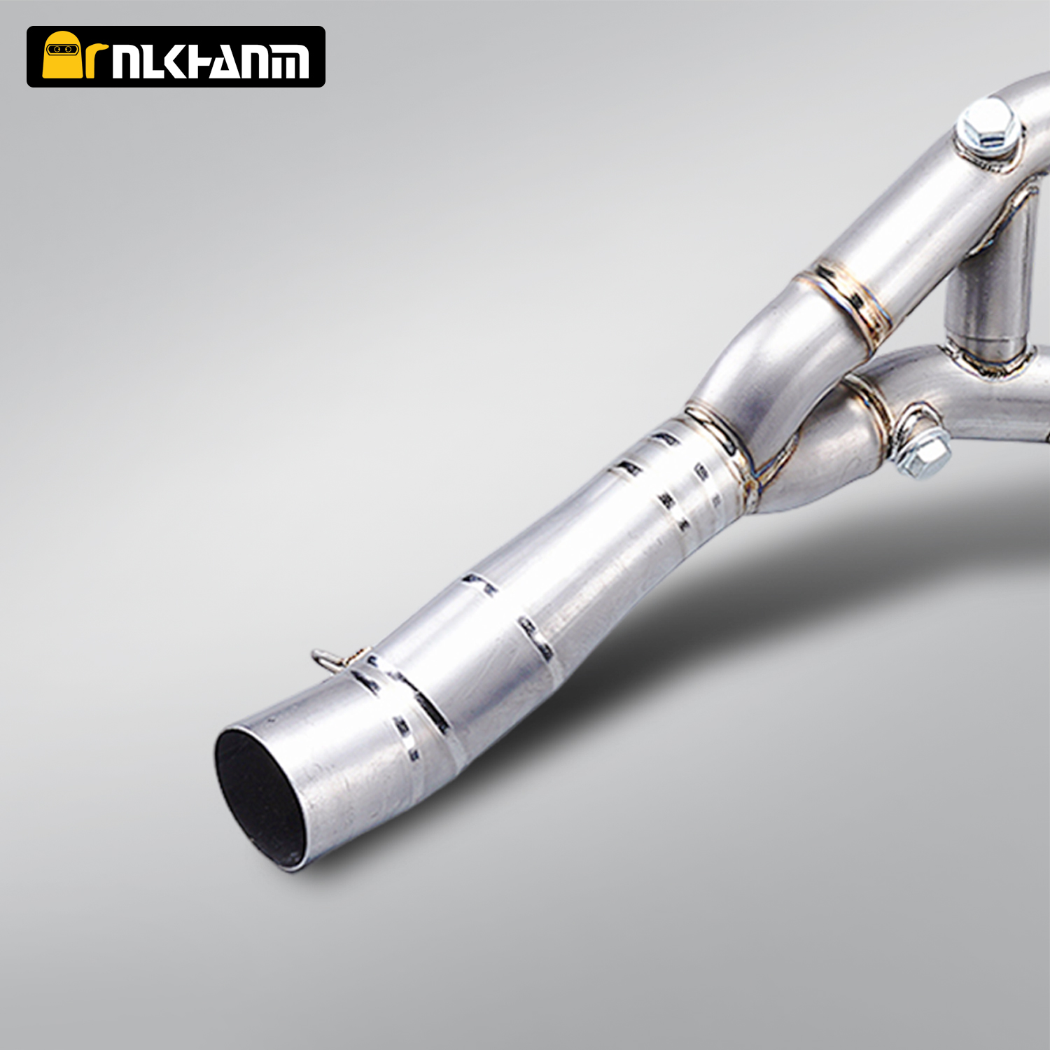 Full Exhaust System Modified Titanium Alloy Motorcycle Double Exit Muffler Slip on Front Pipe for S1000R 21-24 S1000RR 19-24