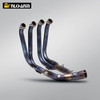 Modified Titanium Alloy Double Exit Muffler Slip-on Front Pipe Full Exhaust System for S1000XR 2019-2024 Motorcycles New