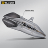 S1000RR NlkHanm Exhaust System Modification Full Section Titanium Alloy with Gemini Escape Muffler for S1000RR 2019-2024