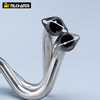 Stealth Exhaust System for Kawasak ER6N Versys 650 Z650 Ninja 650 Front Middle Connection Slip Sensor Link Pipe 2012-2019