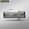 New Titanium Alloy Conversion Mid Link Pipe for ZX4R Motorcycle Exhaust System Modification Condition New Steel Mufflers Box