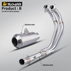 Yamaha MT07 FZ07 Original Full Motorcycle Exhaust System Escape Slip 51MM Front Tube New Condition Steel with AK LV SC Connect