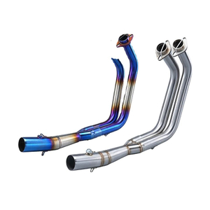 Leo TOC Modified Front Pipe DB Killer Silencer for Kawasaki Vulcan S650 650s 650 S VN650 Pit Bike New Motorcycle Exhaust