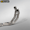 Aprili RS660 Full Titanium Alloy Motorcycle Exhaust System Full Section Modification for 2022 2024 Models Stainless Steel Box