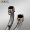 Second Generation AK550 Full Titanium Alloy Motorcycle Exhaust System Modification New Condition Front Section for Motorcycles