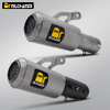 AK Muffler Titanium Alloy Exhaust System Modification for S1000R 2021-2025 & S1000RR 2019-2023 Motorcycles Carbon Material