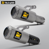 AK Muffler Titanium Alloy Exhaust System Modification for S1000R 2021-2025 & S1000RR 2019-2023 Motorcycles Carbon Material