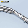 YZF R25 R3 MT03 2015-2020 Full Exhaust System Slip-On Middle Pipe with Aluminium Mufflers for YAMA YZF MT03 R25 R3