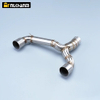 Stainless Steel Slip-On Exhaust System for Suzuki GSR400 GSR600 BK400 BK600 Street Bike Motorcycle New Middle Link Muffler