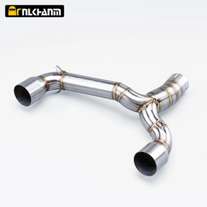 Stainless Steel Slip-On Exhaust System for Suzuki GSR400 GSR600 BK400 BK600 Street Bike Motorcycle New Middle Link Muffler