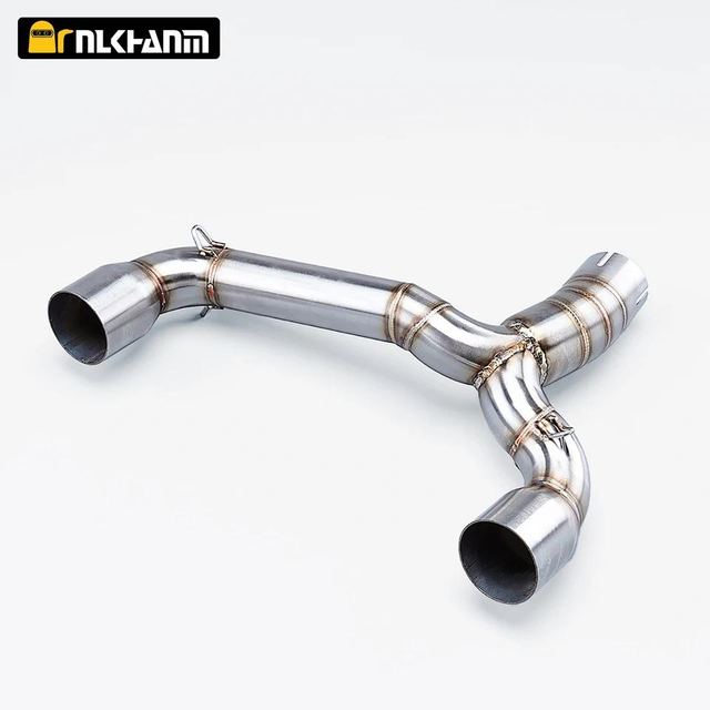 Stainless Steel Slip-On Exhaust System for Suzuki GSR400 GSR600 BK400 BK600 Street Bike Motorcycle New Middle Link Muffler