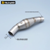 Benelli 300 BJ300 TNT300 BN300 Slip-On Muffler Steel Escape Modify Middle Link Pipe Exhaust Motorcycle Exhaust Modification