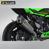 ZX-6R Motorcycle Exhaust System Modification with AK Escape Muffler Carbon Fiber Stainless Steel Material for Kawasak ZX-6R