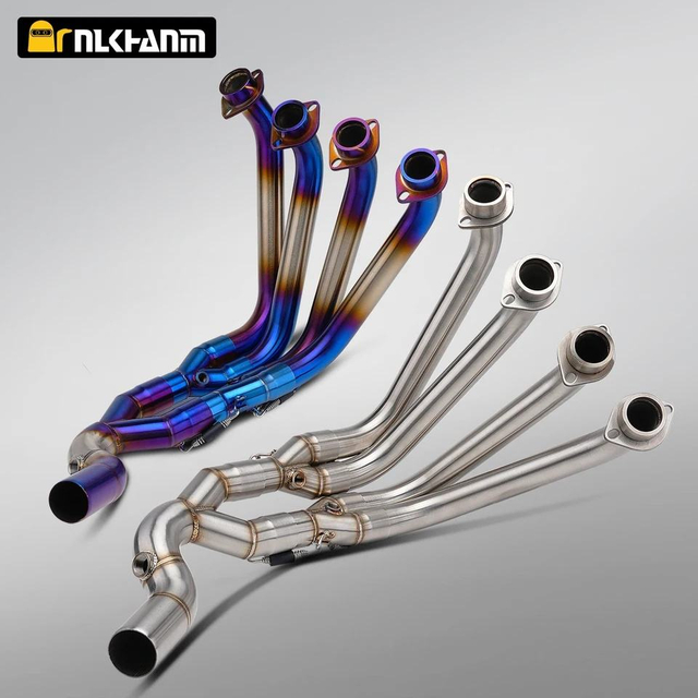 2017-2020 Yamaha R6 Stainless Steel Front Section New Carbon Titanium Alloy Exhaust System Modification for Motorcycles
