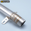 RSV4 Street Motorcycle Exhaust System New Condition 60mm Inlet Diameter Stainless Steel 42cm Middle Link Exhaust Pipe