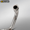 ZONTES 368G/E Motorcycle Exhaust System Modification Stainless Steel Front Section with Carbon Fiber Material