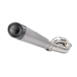 Modification Carbon Fiber Nozzle Muffler, Titanium Alloy Motorcycle Exhaust System for the Triumph 765