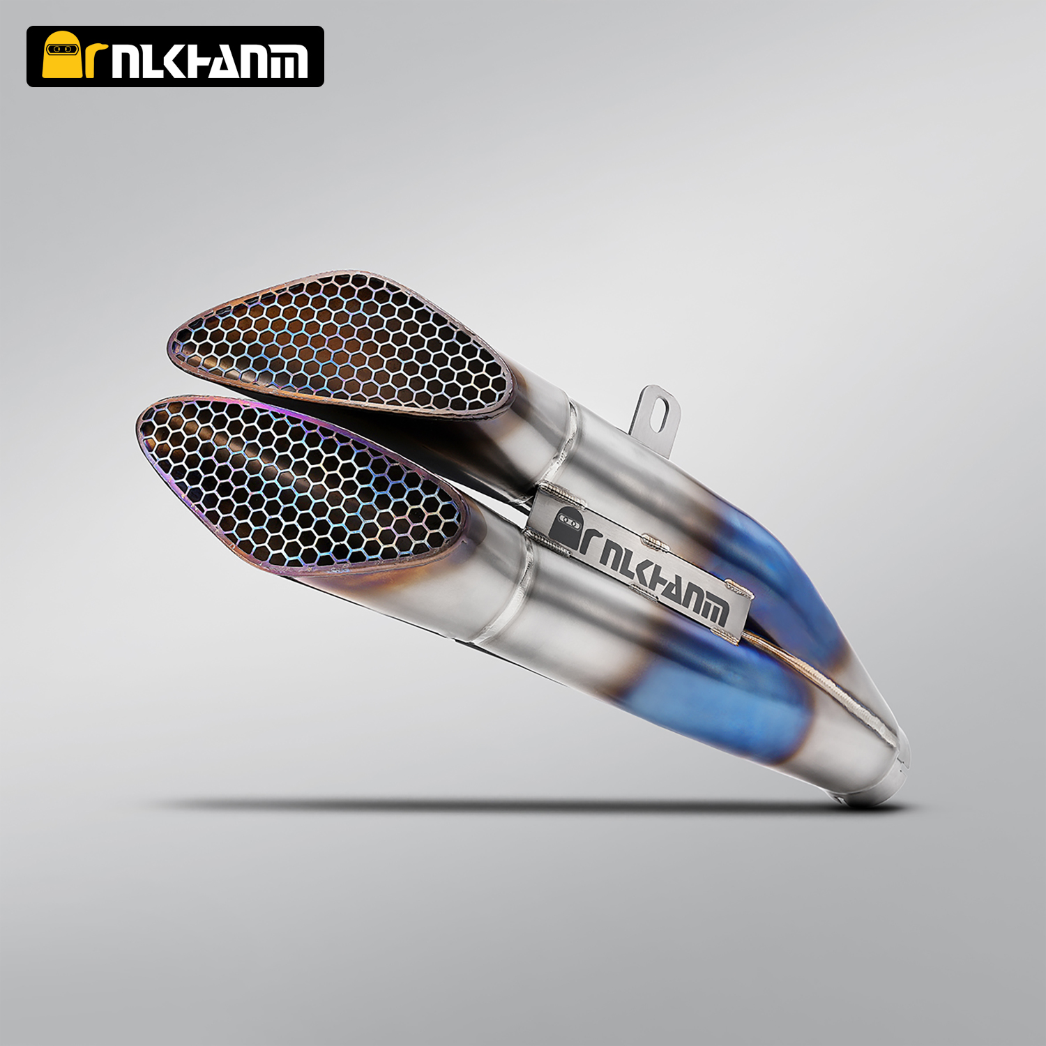 NlkHanm Titanium Honeycomb Forged Motorcycle Exhaust Kit slip on Line for Kawasaki ZX10R Zx-10r Zx10rr ZX-10R2021-2024
