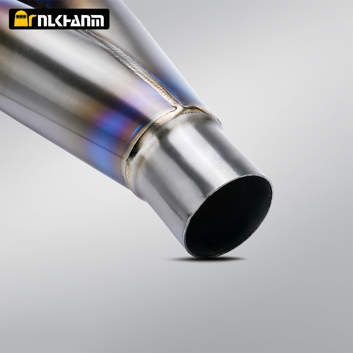 NlkHanm Titanium Honeycomb Forged Motorcycle Exhaust Kit slip on Line for Kawasaki Zx6r 636 ZX6R ZX-6R 2021-2024