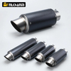 YOSHIMURA 60mm Carbon Fiber Escape Muffler Motorcycle Exhaust System New Steel Models 390duke 752s Fz150 R3 Mt07 Mt09 Pcx125