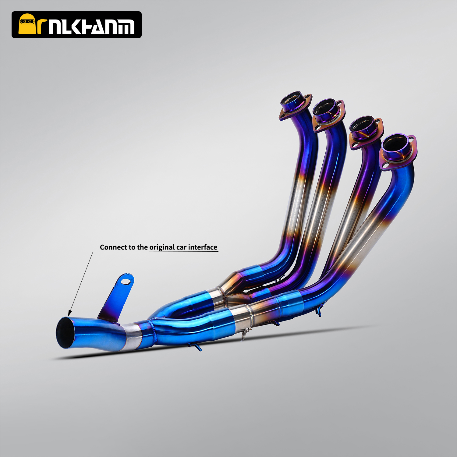 For YZF R6 2017-2024 Escape Slip on Front Link Pipe Connect Original Muffler Motorcycle Exhaust System Modify Stainless
