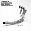 Yama MT09 FZ09 XSR900 FJ09 Slip Motorcycle Exhaust Escape Titanium Alloy 51MM Muffler Front Link Pipe New for 2014-2023 Years