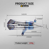 NlkHanm Original Full Titanium Alloy Escape Muffler Custom Motorcycle Exhaust System Modification XMAX300 Stainless Steel