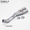 2015-2021 R1 YZF R1 MT10 Slip-On Front Middle Link Pipe Modification Stainless Steel titanium alloy Exhaust System Box Packaging