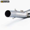 New 51MM Stainless Steel Motorcycle Exhaust System Escape Slip-On Front Tube Link Pipe Connect for YAMA YZF-R6 2006-2020