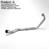 Yama YZF R15 MT-15 V1 V2 Slip-On Carbon Steel Full Exhaust Escape System Titanium Alloy Middle Link Pipe Mufflers New Condition