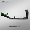 BROCK Z900 Black Knight Full Section Motorcycle Exhaust System Modification New Condition for Kawasa Z900 2017-2025