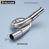 BJ300 TNT300 51mm Stainless Steel Motorcycle Exhaust Middle Pipe Link New Fit for Benelli 300 BJ300 GS BN302 Exhaust System