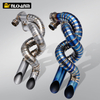 New Condition Titanium Alloy Full Section Exhaust Muffler Pipe for Bobber Motorcycle Stainless Steel Box Packing