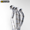 Kawasaki Z1000 2010-21 Titanium Alloy Escape Slip Tube 51mm Interface Front Motorcycle Exhaust System Motorcycle Exhaust System