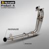exhaust pipe muffler silencer