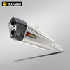 ZX-6R Modified Stainless Steel Muffler with Rear Connecting Pipe Custom Size 51mm Adapter for New Used Motorcycle Exhaust System