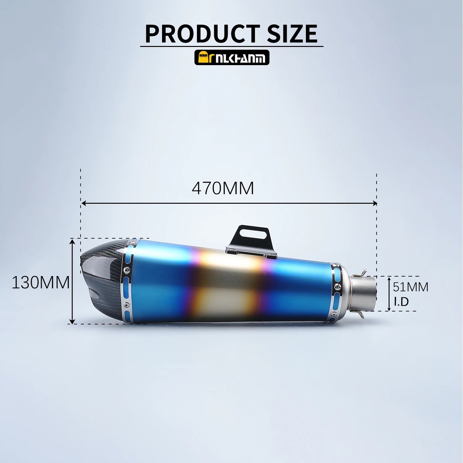 exhaust muffler tail pipe