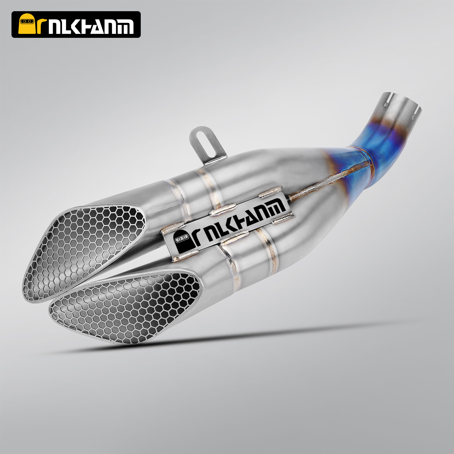 YZF-R1 R1M Motorcycle Exhaust System Modification NlkHanm Gemini Titanium Alloy Dual Outlet Escape for YAMA YZF-R1 YZF-R1M