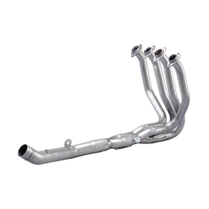 Kawasaki Z800 Front Link Pipe Exhaust Elbow 51MM Titanium Alloy Tube New Moto Modified Full Systems Motorcycle Carbon Mufflers