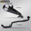 XADV750 Motorcycle Exhaust System Full Section Black DB Killer Arrow Modification 51mm Stainless Steel Adapter Boxed New