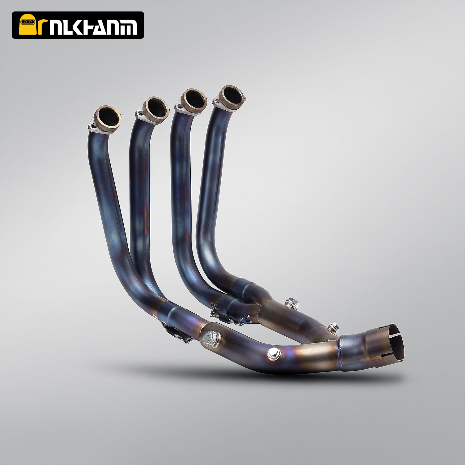 Modified Titanium Alloy Double Exit Muffler Slip-on Front Pipe Full Exhaust System for S1000XR 2019-2024 Motorcycles New