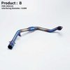 Hond MSX 125 MSX125 Motorcycle Exhaust System Front Header Link Connect Tube Stainless Steel Muffler Pipe for 2013-2018 Boxed